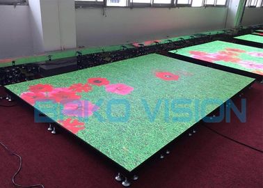 P3.91 Outdoor Dance Floor LED Display T Stage Show Bearing 1.8 Tons For Stage