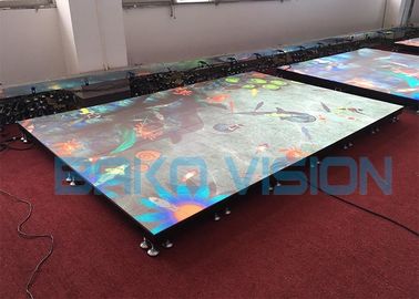 P3.91 Outdoor Dance Floor LED Display T Stage Show Bearing 1.8 Tons For Stage