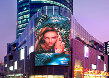 IP67 Transparent LED Curtain Mesh Billboard Outdoor Building Advertising Screen