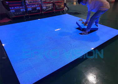 Waterproof Dance Floor Stage Rental LED Display Optional Interactive Effect 3.91mm