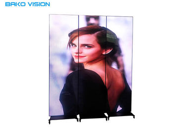 Movable light weight P3 poster display for shopping center ads