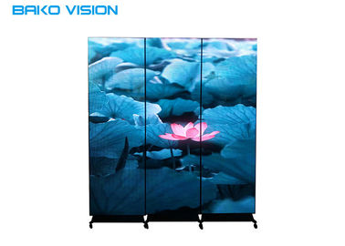 Movable light weight P3 poster display for shopping center ads