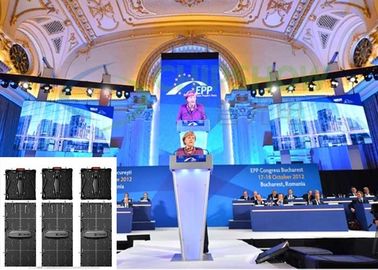 Indoor Rental LED Display 500 X 1000mm Led Digital Advertising Display Video Wall Front Access 16 Scan