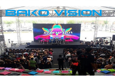 Stage Outdoor Rental LED Display Video Wall 500*500mm Panel 1920Hz Wide Viewing Angle