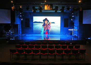 Concert Backdrop Indoor HD Led Video Wall Fast Lock System For Event / Church