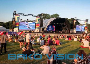 Energy Saving Outdoor Large LED Screen Display Full Color P4.81mm 6000 Nits Rental