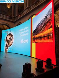 Curved Rental Stage LED Video Display P3.91 High Refresh Rate For Perfomance Exhibition