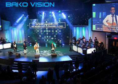 Indoor Rental LED Display P3.91 Video Wall SMD2121 For Church / Worshop