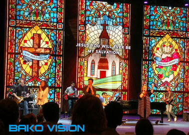 Indoor Rental LED Display P3.91 Video Wall SMD2121 For Church / Worshop