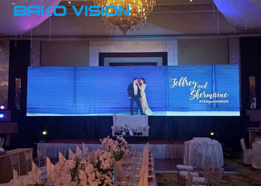 Indoor Rental Led Display 4.81mm Pixels Full Color LED Screen For Wedding Video Wall