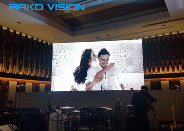 Indoor Rental Led Display 4.81mm Pixels Full Color LED Screen For Wedding Video Wall