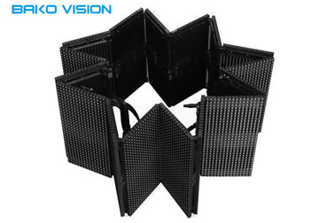 Foldable LED Display Curtain Space Saving Screen SMD 3528 P6 For Trade Show