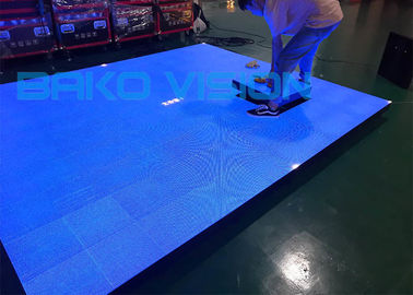 Pixel 3.91mm Indoor Dance Floor LED Screen Panel 1.8 Tons Bearing Capability