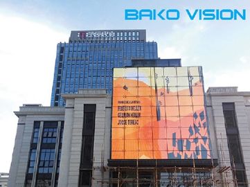 P15 P31 Building Video Wall Curtain LED Display 4000-8000CD/Sqm With Strong Unit DIP Sign