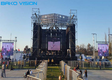 Seamless Full Color Rental Led Display SMD P4.81 16 Bit With 2 Years Warranty