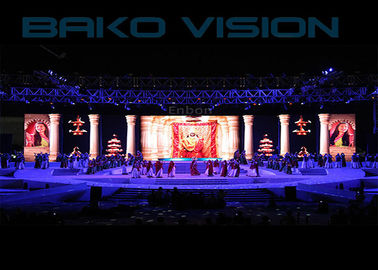 HD Indoor Full Color Led Display Screen P3.91 Video Wall With Back Maintenance