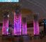 Front Service Bendable Led Screen Vedio Curtain indoor Buildings Hang Installation