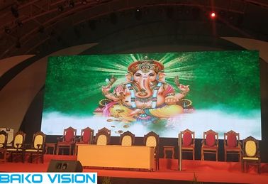 Small Pitch Indoor Rental Led Display , Led Video Wall Display For Stage / Show