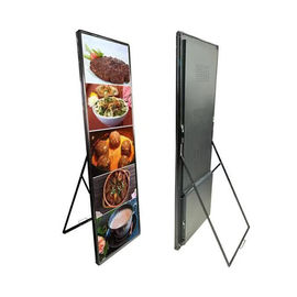 Indoor LED Poster Wide Viewing Angle Full Color Indoor Led Display Rental Advertising For Shops