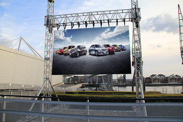 High Definition Full Color Outdoor Advertising Led Display 6000 Nits Brightness