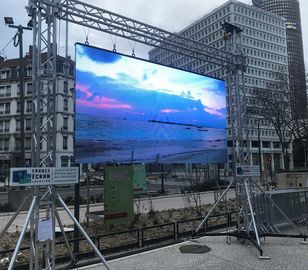 Outdoor Rental LED Display Wide Viewing Angle Outdoor Full Color Led Display Video Wall P3.91 Die Casting Panel