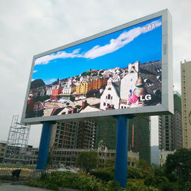 6500 Nits Brightness Outdoor Full Color LED Screen Front Servicing For Advertising