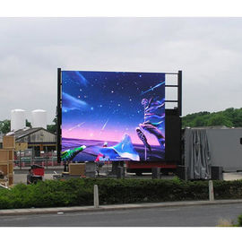 6500 Nits Brightness Outdoor Full Color LED Screen Front Servicing For Advertising