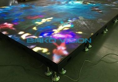 P3.9 Indoor Dance Floor Interactive LED Display Screen For Wedding Rental Event