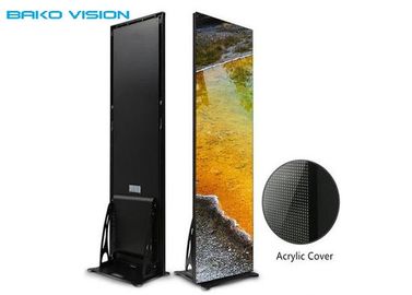 Poster LED Screen Indoor HD P2.5 Digital Movable Display Front Service RGB Mirror Panel IP43 Not Waterproof