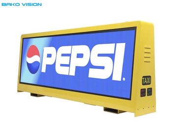 Digital LED Sign Taxi Top LED Display Advertising LED Billboards Aluminum Cabinet Support USB/3G/4G/WIFI