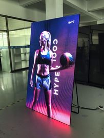 LED Poster Board P2.5 Indoor Screen Floor Standing Kiosk Wifi 4G Control