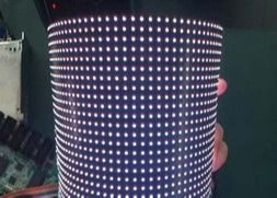 P3 P4 Flexible LED Display with Soft Rubber Module, Bendable with Any Angle
