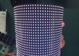 P3 P4 Flexible LED Display with Soft Rubber Module, Bendable with Any Angle