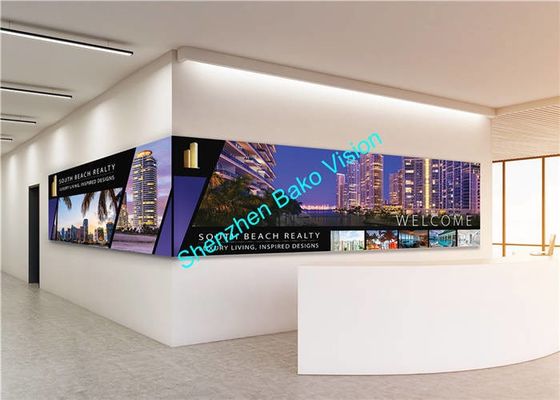 HIgh Definition Indoor Fixed LED Display Wall Mounted For Advertising