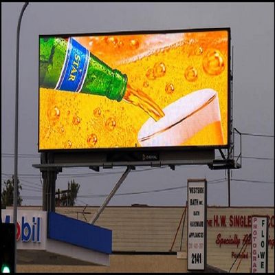 Outdoor Fixed High Brightness Billboard LED Display P10 For Advertising Video Wall Screen