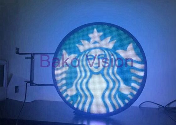 Round Circle Sign Outdoor Fixed LED Display High Brightness IP68 P4.68 For Advertising