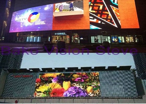 DIP Curtain Mesh Screen LED Display Wind Resistant Building Facade Outdoor Billboard for Advertising