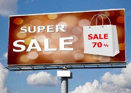 Fixed Install Billboard LED Display Advertising Sign Waterproof Screen Outdoor P8 P10