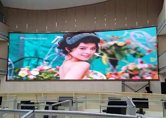 Full Color Indoor Fixed LED Display Screen High Definition For Meeting Room