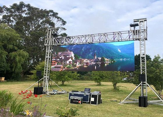 325W/m2 SMD2525 50000nits Waterproof Rental LED Display For Stage