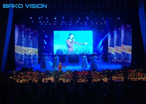 Stage Lighting Internal Indoor Full Color Led Display Screen High Resolution For Show