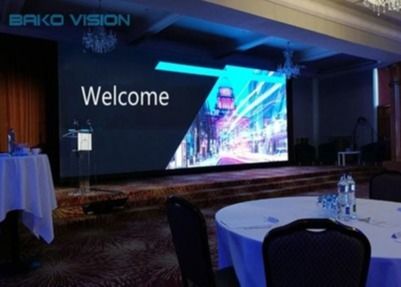 Front and Rear Service Rental LED Video Wall Display for Indoor Stage Events or Advertising