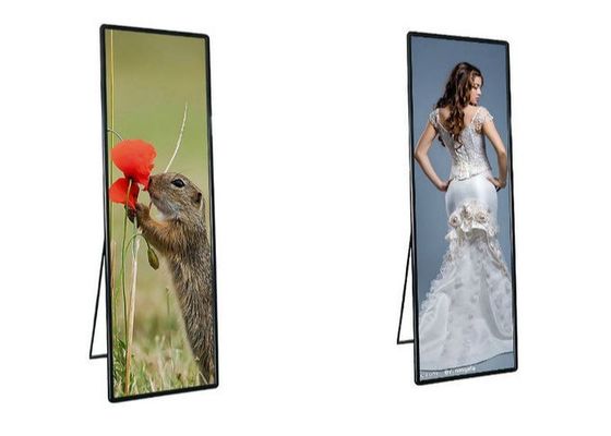 Slim Design Moveable P2.5 Indoor LED Poster Display For Advertising