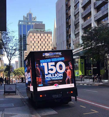 Three Sides 6000nits P10 Truck led Moving Billboard