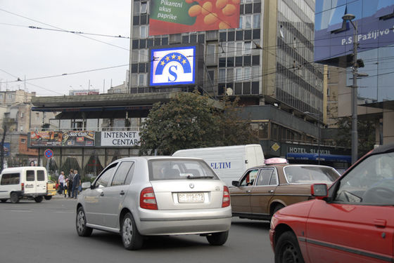 Front Service P5 5500nit Outdoor Fixed Led Display For Advertising