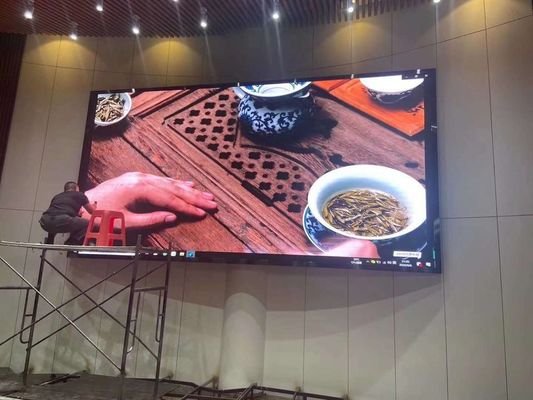 P4 P5 Indoor Fixed LED Screen Wall Front Access With Steel Cabinet