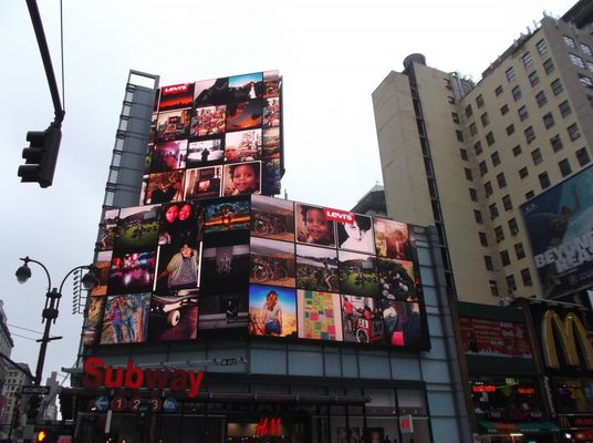 P8 Fixed Energy Saving Billboard LED Display Screen For Outdoor