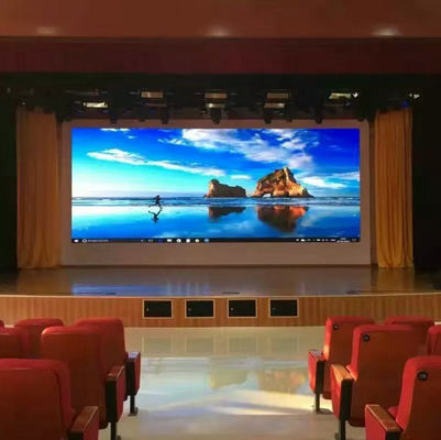 4mm SMD2121 Indoor Fixed LED Display Wall Mounted TV Screen For Concert