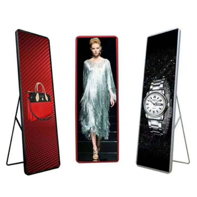 High Refresh P2.5 Indoor Mirror LED Poster Advertising Player Display