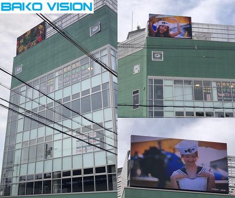 Fixed P8 Billboard Led Screen Outdoor Advertising Wall Mounted Screen